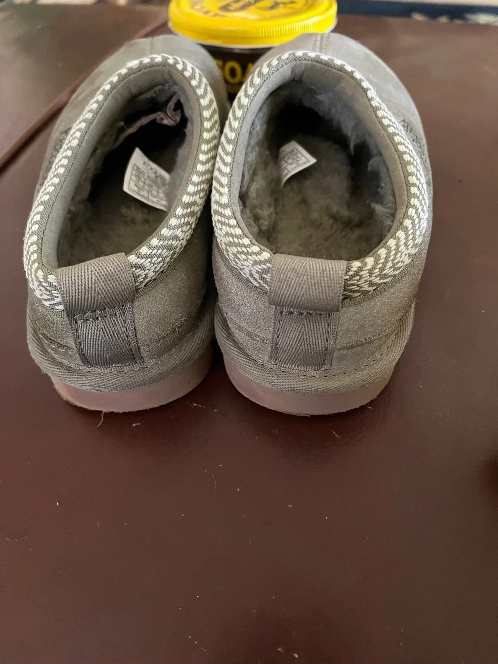 Koolaburra Kids Taupe Slip-On Shearling Clog